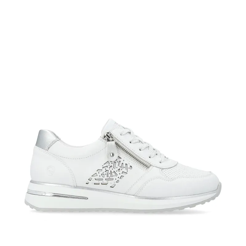 Remonte Womens Fashion Trainers - White sold by The Foot Factory