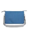 ROKA Carnaby Crossbody XL Mid Denim Wash Recycled Canvas Bag sold by The Foot Factory