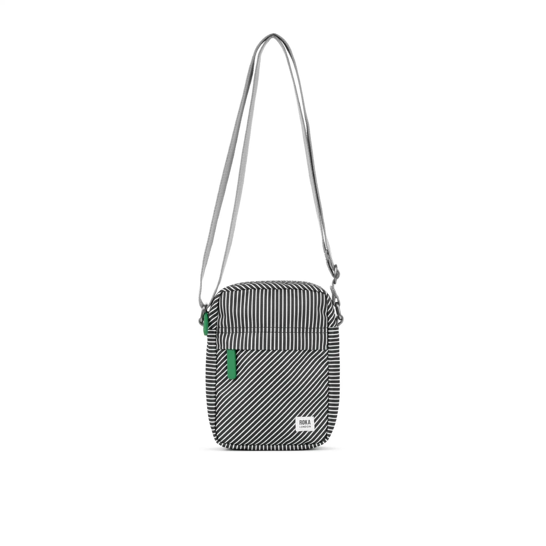 ROKA Bond Mixed Hickory Stripe Recycled Canvas Bag sold by The Foot Factory