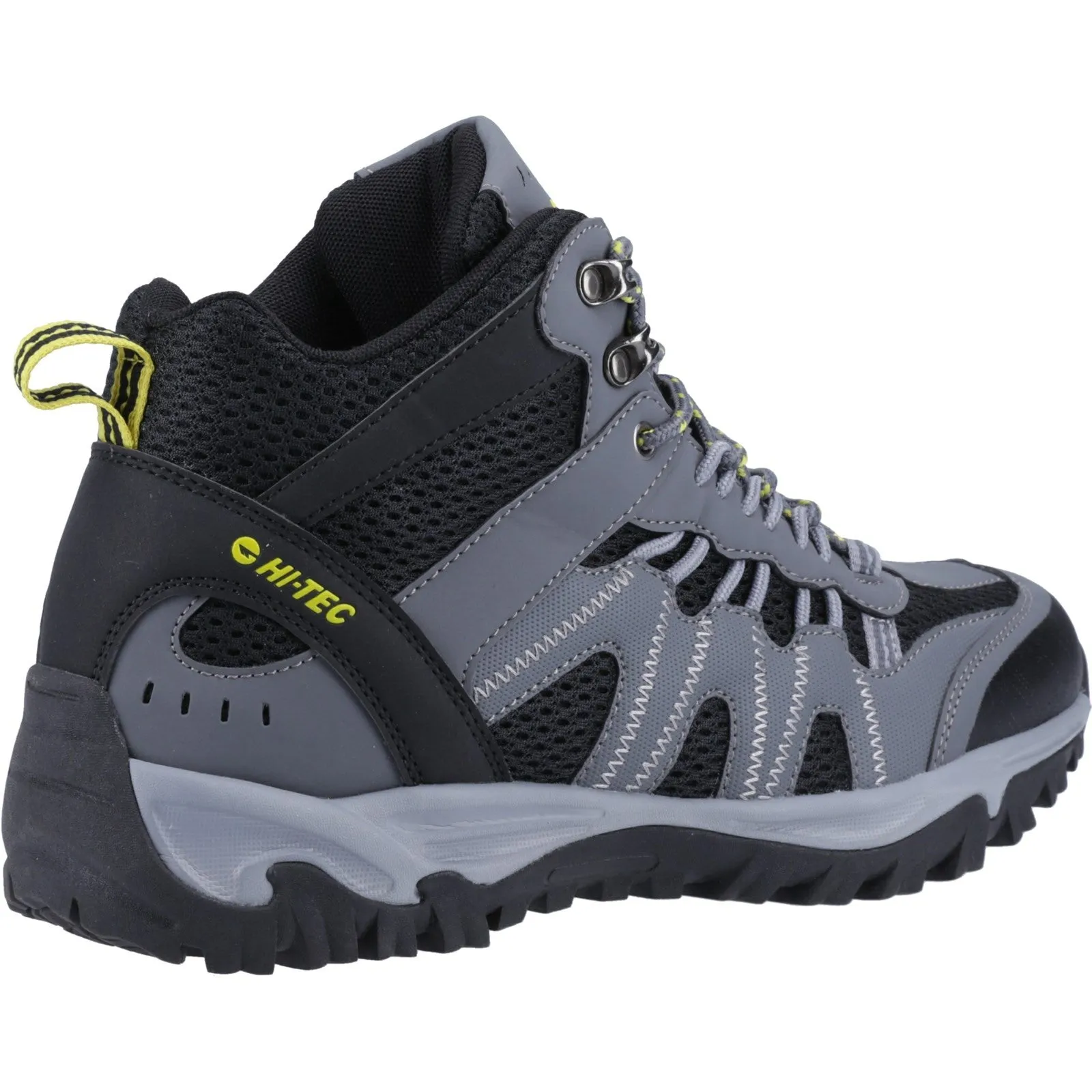 Hi-Tec Mens Jaguar Mid Hiking Boots - Grey sold by The Foot Factory product image thumbnail 3
