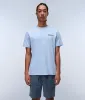 Napapijri Mens Sovana T-Shirt - Blue sold by The Foot Factory