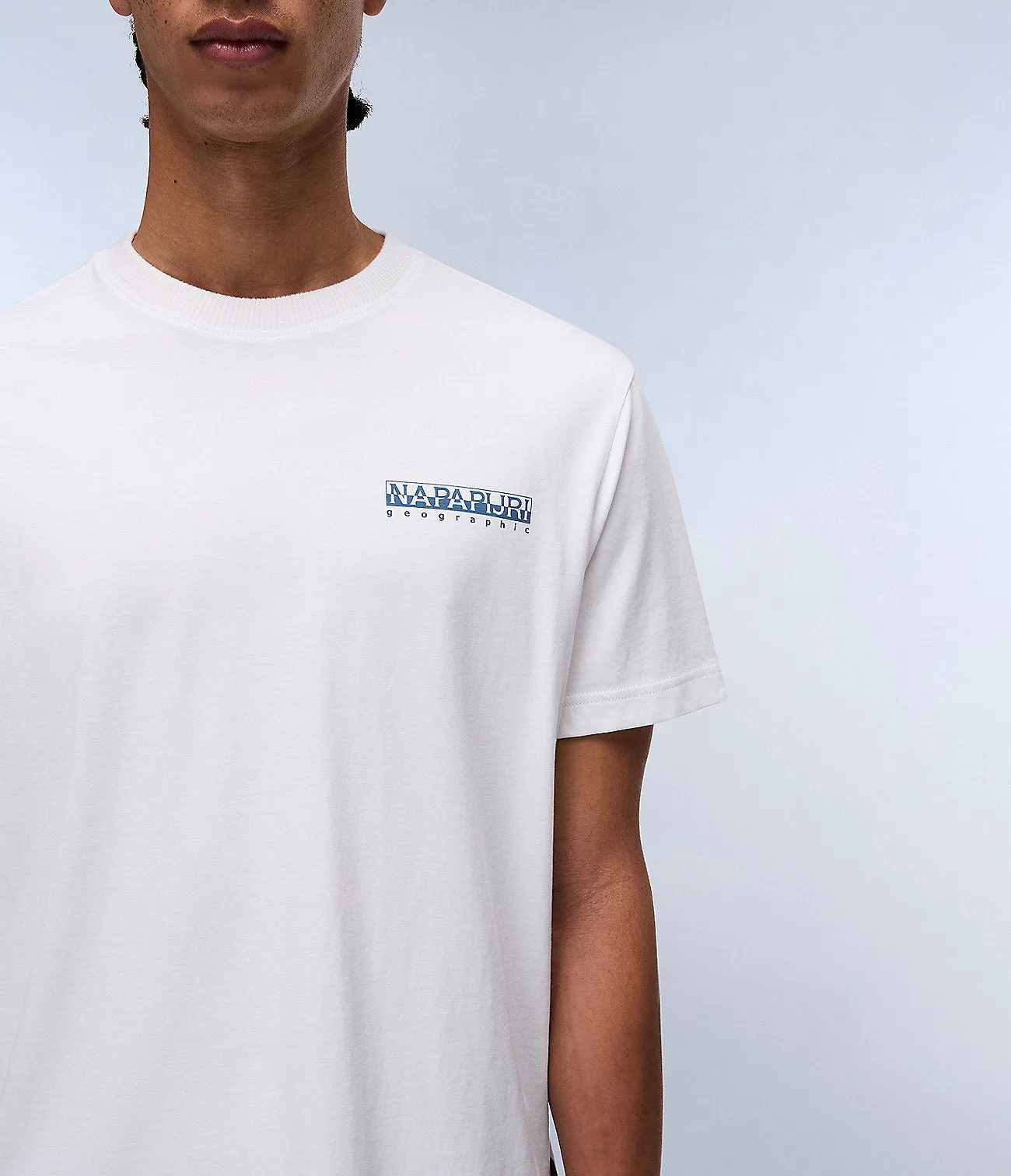 Napapijri Mens Sovana T-Shirt - White sold by The Foot Factory product image thumbnail 5