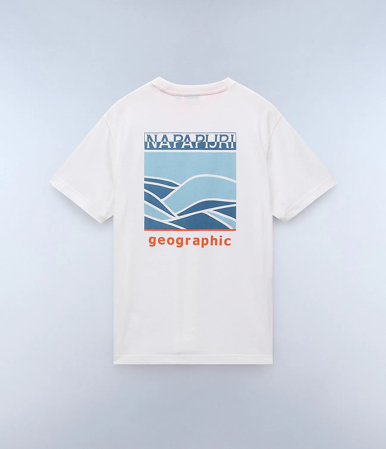 Napapijri Mens Sovana T-Shirt - White sold by The Foot Factory