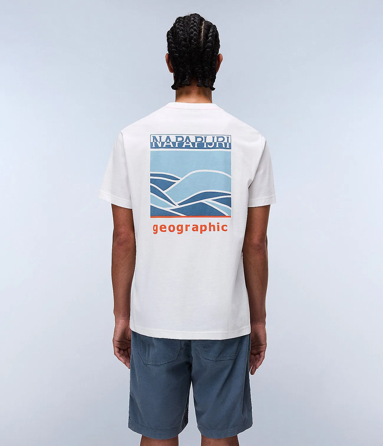 Napapijri Mens Sovana T-Shirt - White sold by The Foot Factory product image thumbnail 4