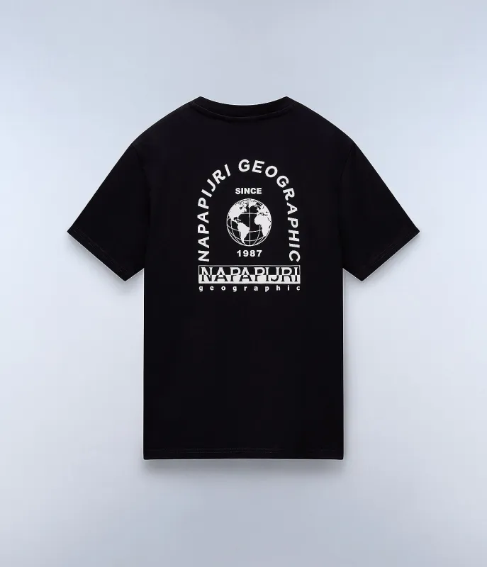 Napapijri Mens Dati T-Shirt - Black sold by The Foot Factory