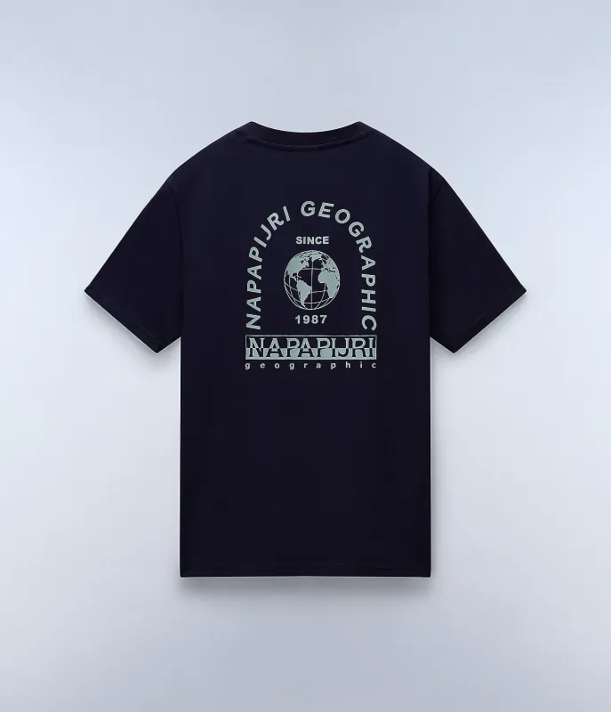 Napapijri Mens Dati T-Shirt - Navy sold by The Foot Factory