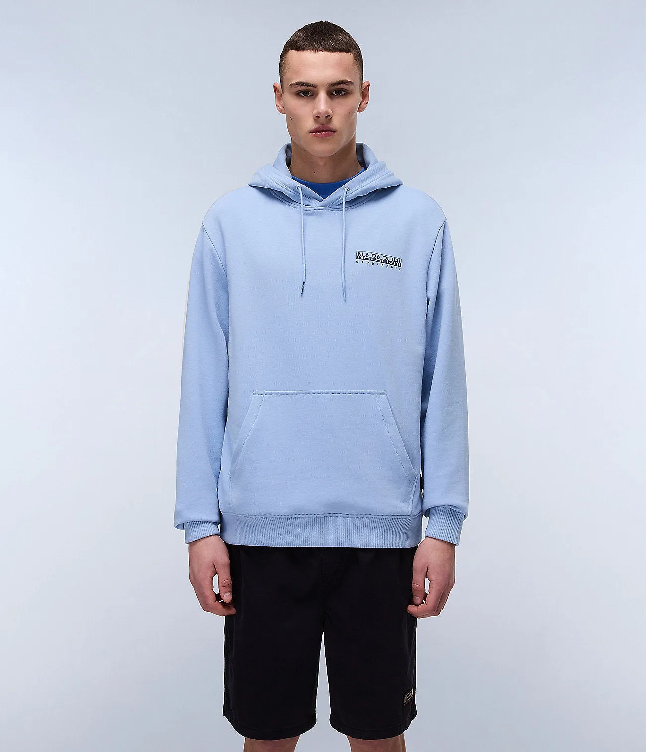 Napapijri Mens Sovana Hoodie - Soft Chambray sold by The Foot Factory product image thumbnail 3