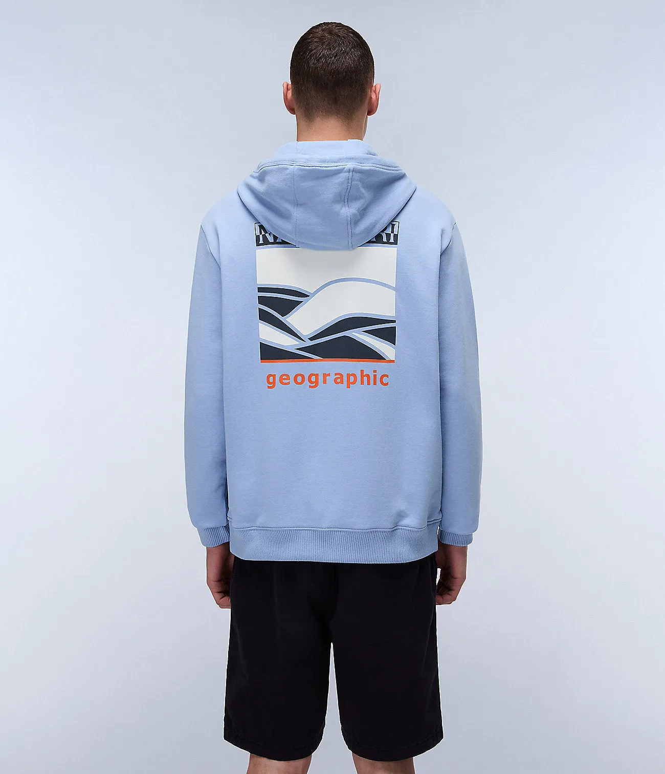 Napapijri Mens Sovana Hoodie - Soft Chambray sold by The Foot Factory product image thumbnail 4