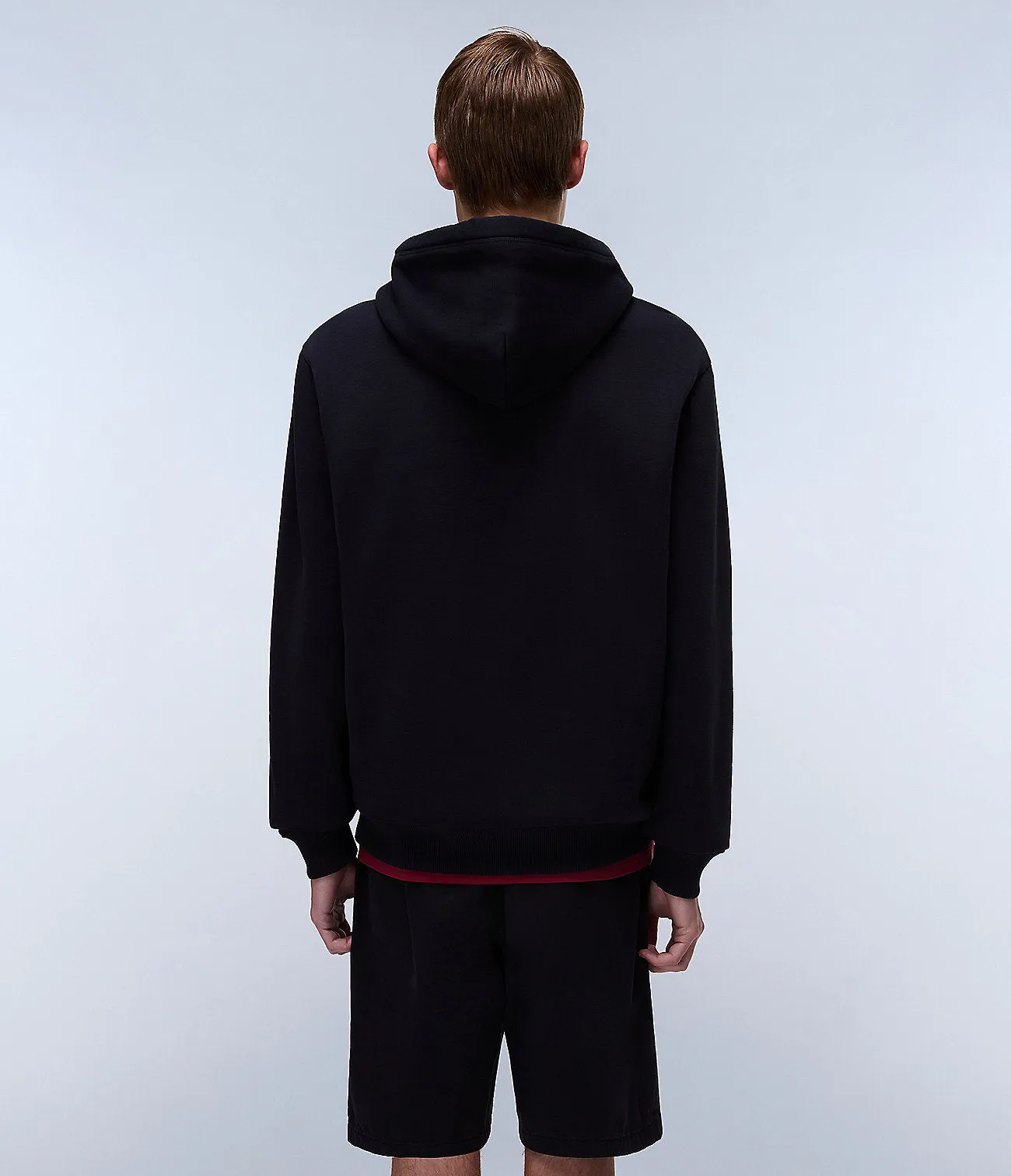Napapijri Mens Box Logo Hoodie - Black sold by The Foot Factory product image thumbnail 5