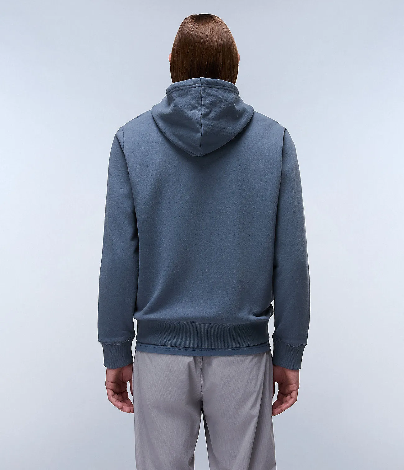 Napapijri Mens Balis Summer Zip Front Hoodie - Ultimate Grey sold by The Foot Factory product image thumbnail 4