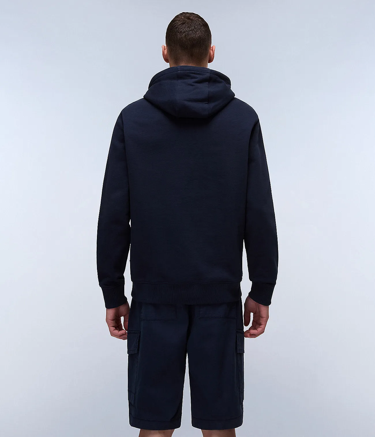 Napapijri Mens Balis Summer Hoodie - Navy sold by The Foot Factory product image thumbnail 4