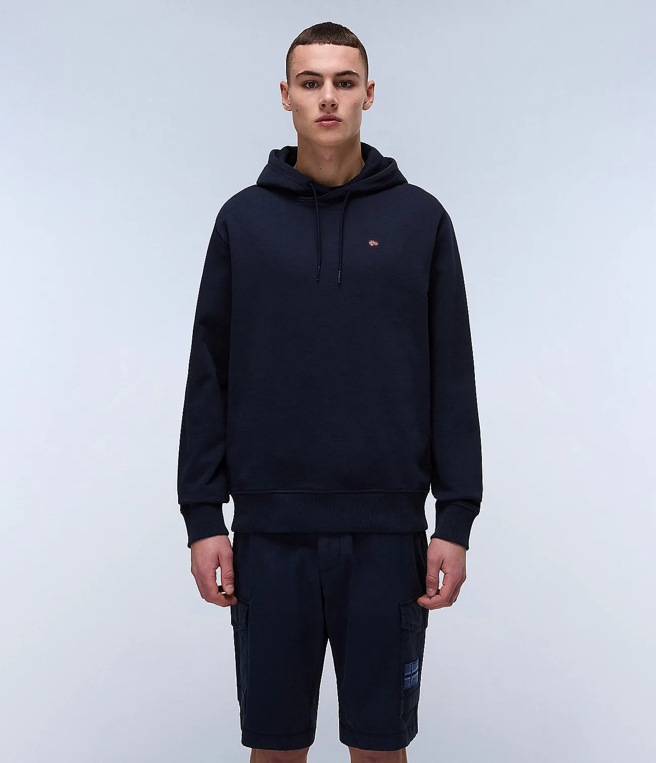 Napapijri Mens Balis Summer Hoodie - Navy sold by The Foot Factory product image thumbnail 3