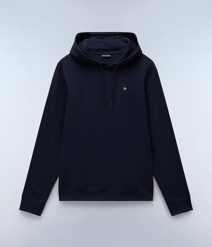 Napapijri Mens Balis Summer Hoodie - Navy sold by The Foot Factory
