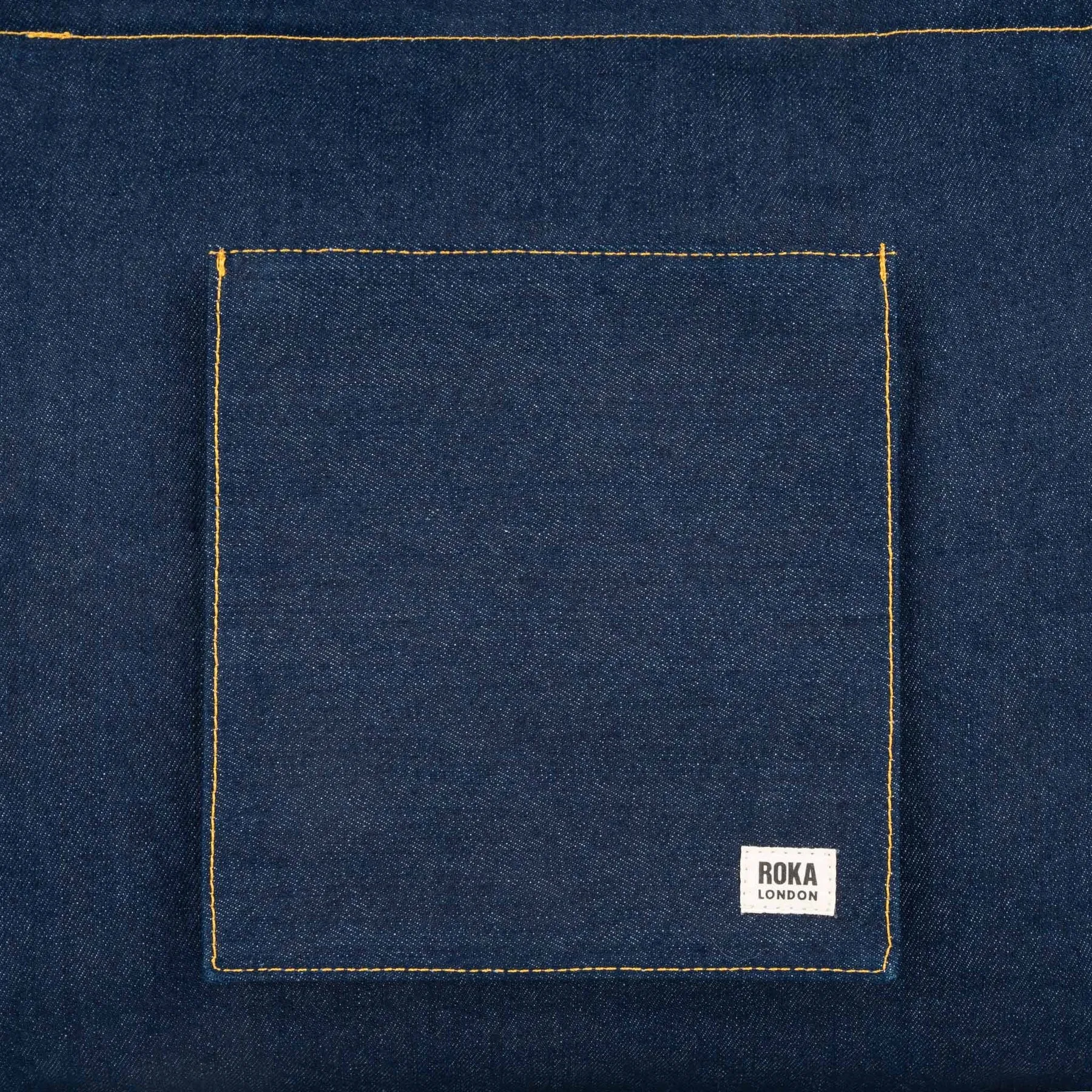 ROKA Portobello N Large Recycled Cotton Bag - Dark Wash Denim sold by The Foot Factory product image thumbnail 4