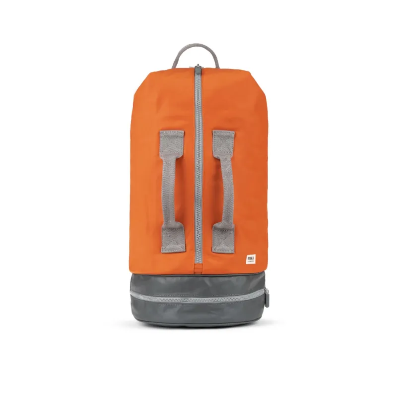 ROKA Heathrow Large Recycled Canvas Bag - Burnt Orange sold by The Foot Factory