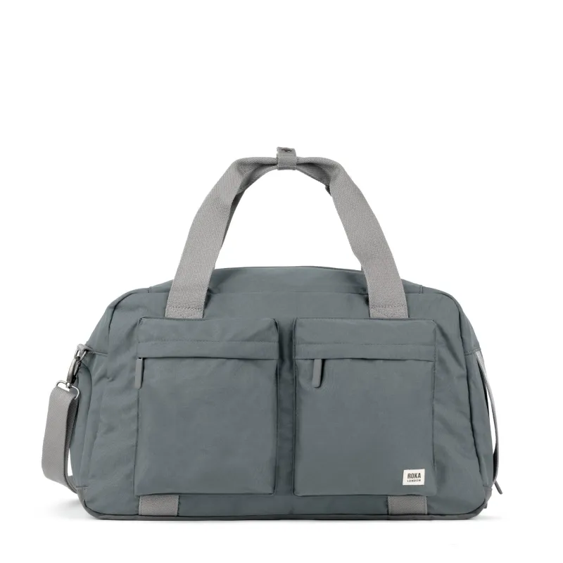 ROKA Gatwick Large Recycled Canvas Bag - Smoke sold by The Foot Factory
