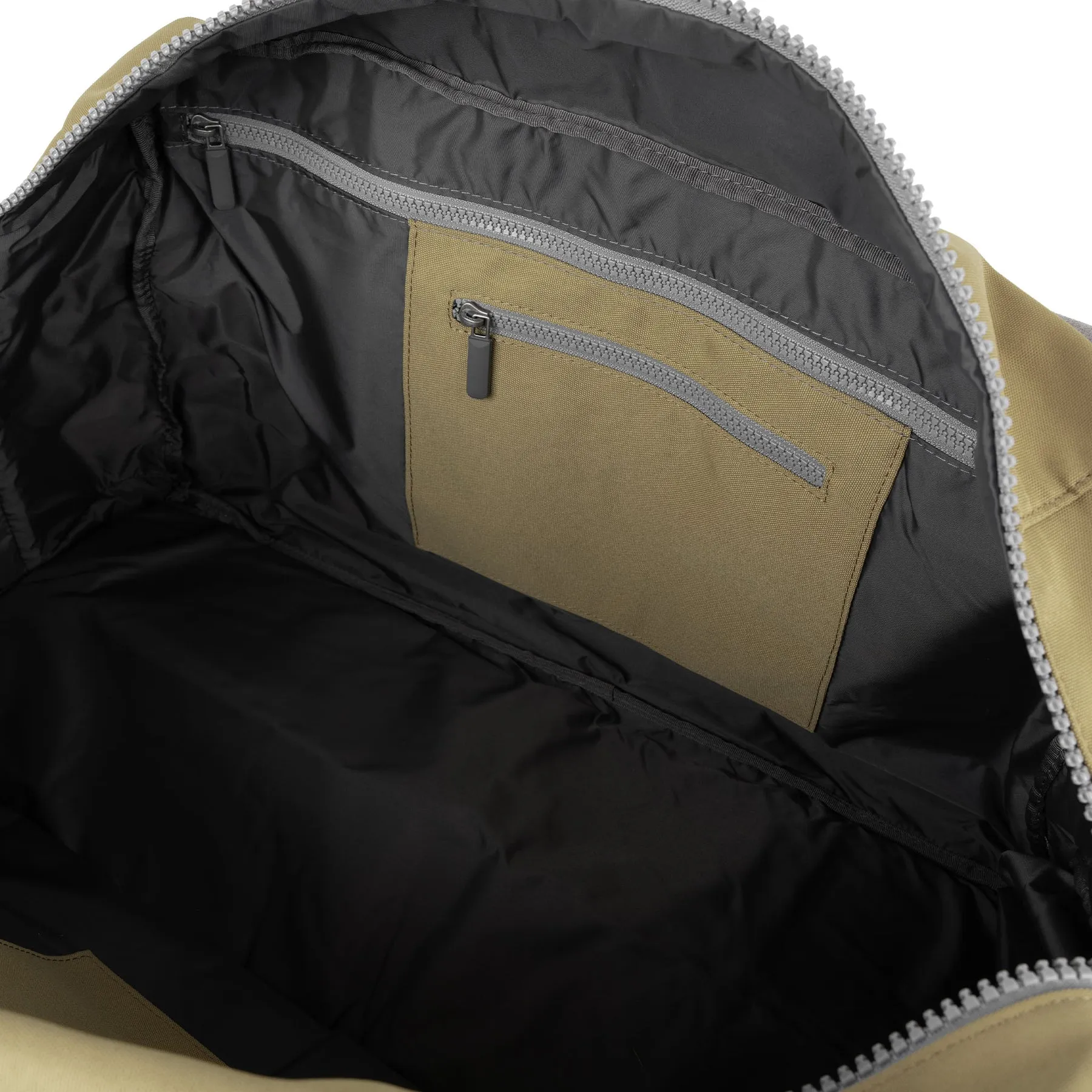 ROKA Gatwick Large Recycled Canvas Bag - Khaki sold by The Foot Factory product image thumbnail 4