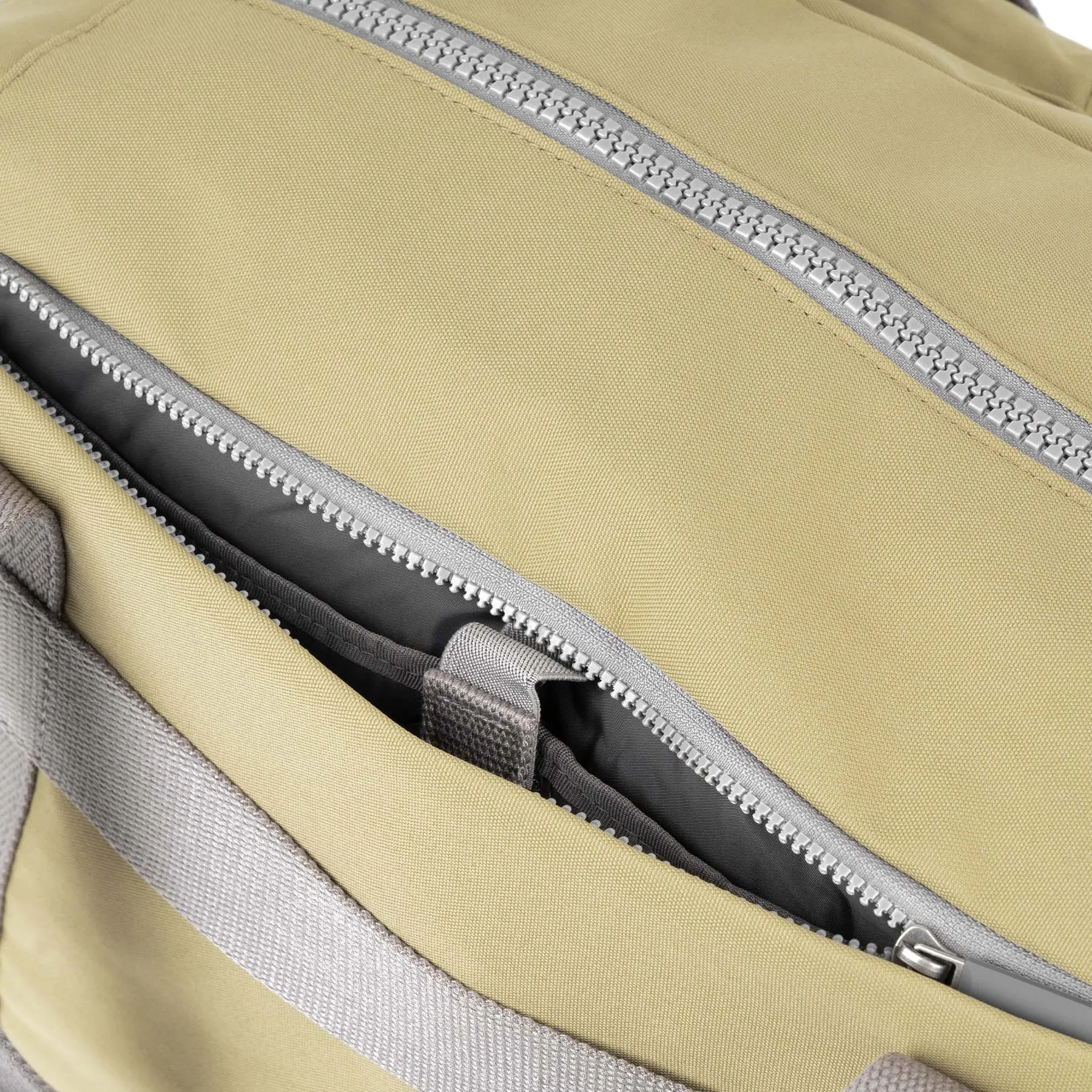 ROKA Gatwick Large Recycled Canvas Bag - Khaki sold by The Foot Factory product image thumbnail 5