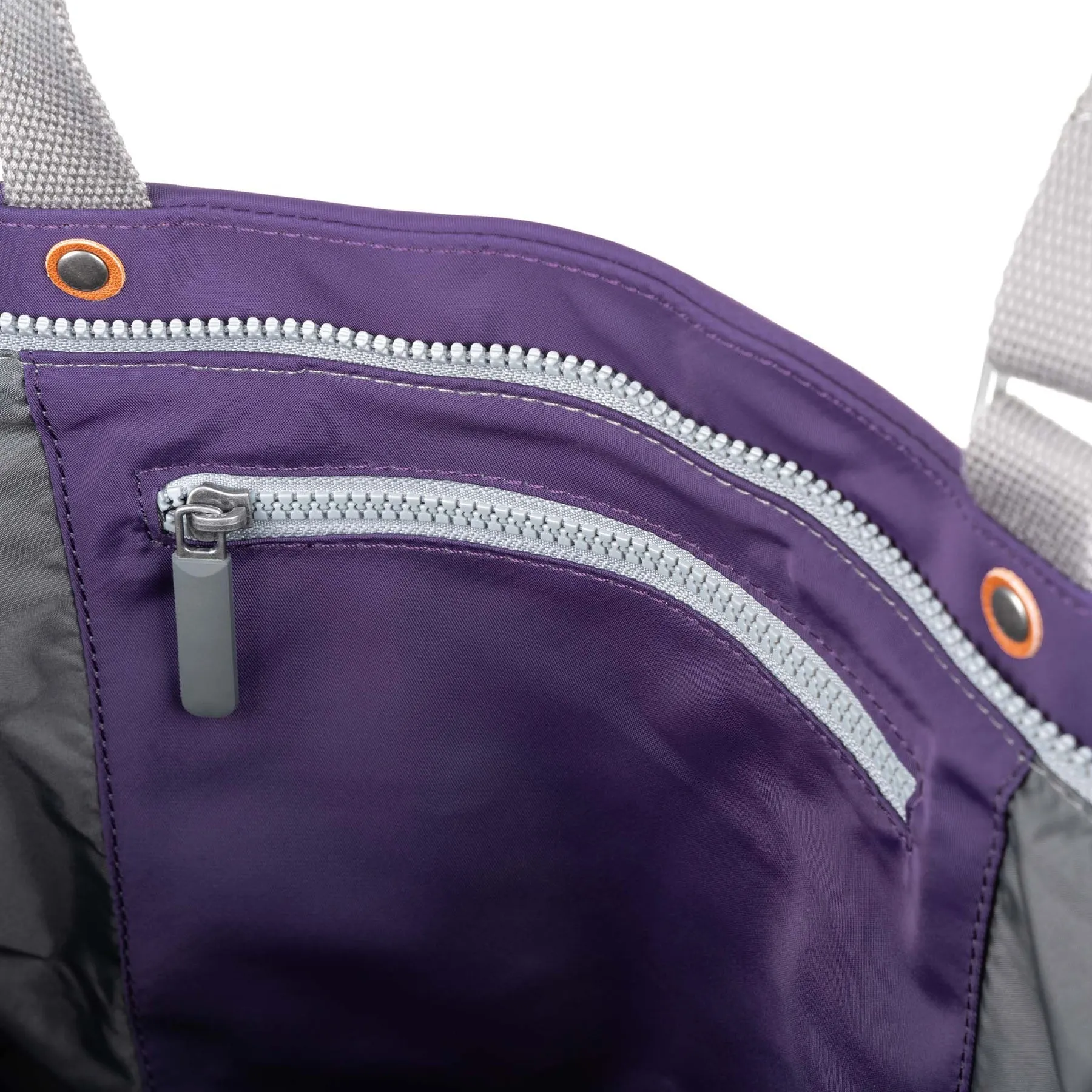 ROKA Trafalgar B Majestic Purple Recycled Nylon Bag sold by The Foot Factory product image thumbnail 5