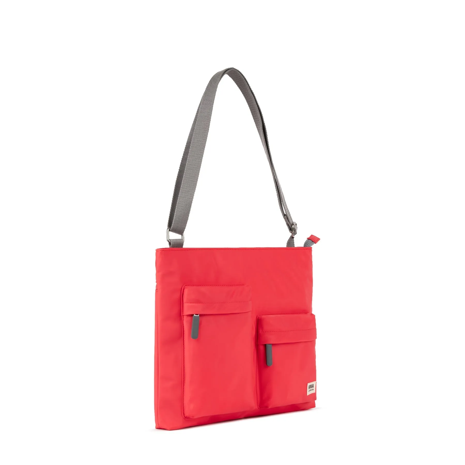 ROKA Moorgate M Medium Recycled Nylon Bag - Poppy sold by The Foot Factory product image thumbnail 2