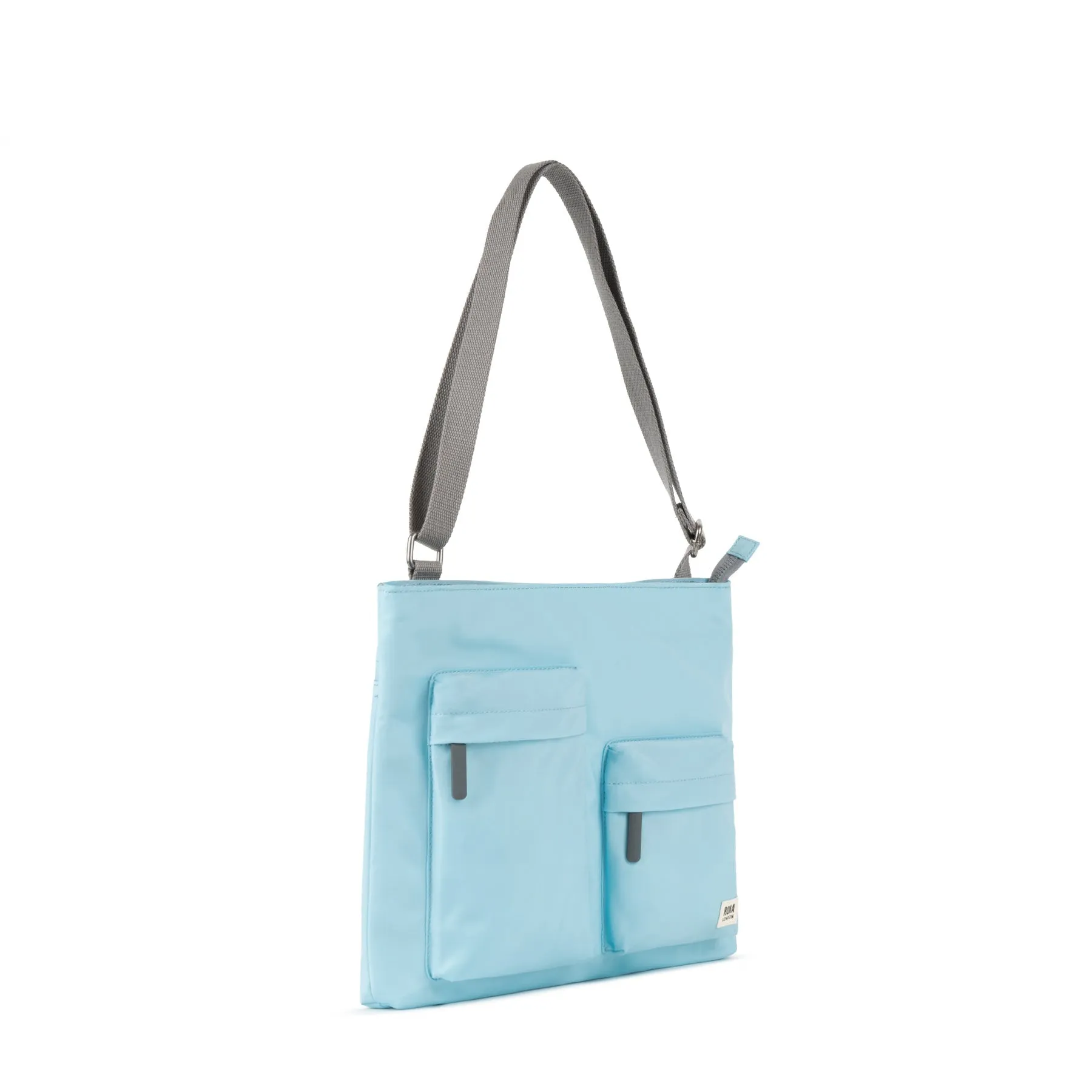 ROKA Moorgate M Medium Recycled Nylon Bag - Canal sold by The Foot Factory product image thumbnail 2