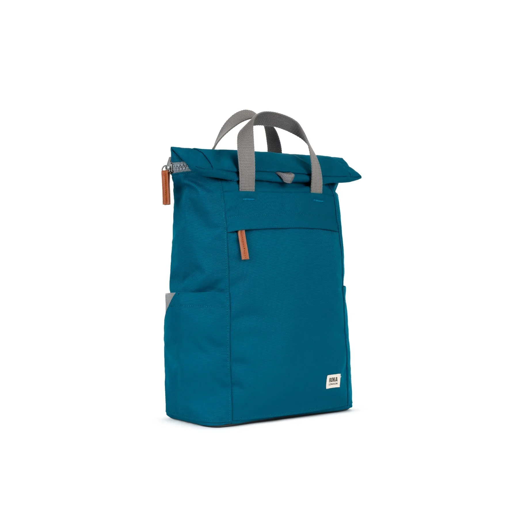 ROKA Finchley A Sapphire Medium Recycled Canvas Bag sold by The Foot Factory product image thumbnail 2