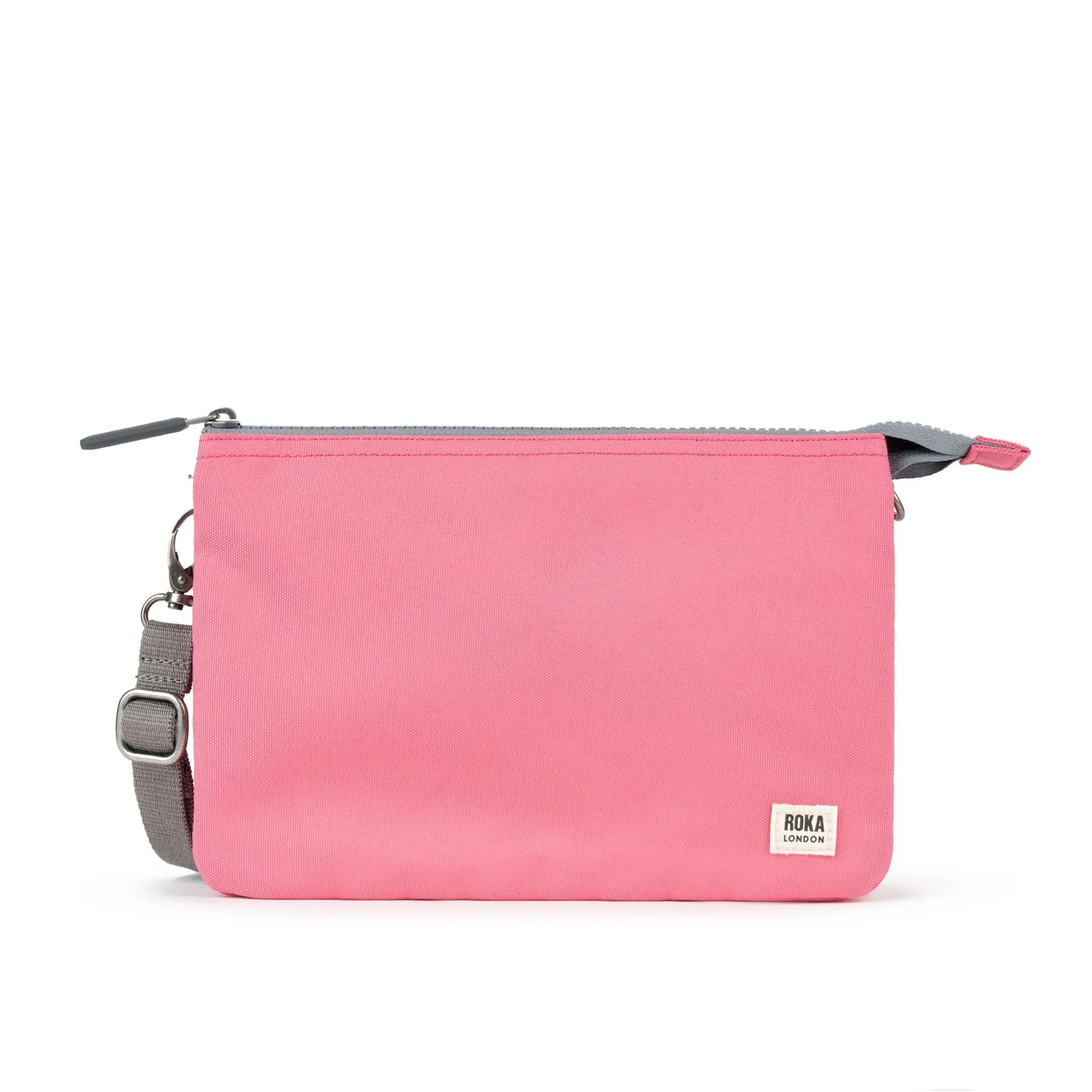 ROKA Carnaby Crossbody XL Tulip Recycled Canvas Bag sold by The Foot Factory