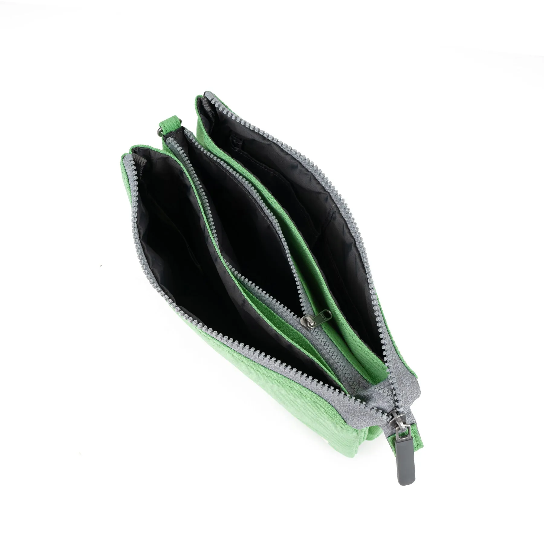 ROKA Carnaby Crossbody XL Peppermint Recycled Canvas Bag sold by The Foot Factory product image thumbnail 4