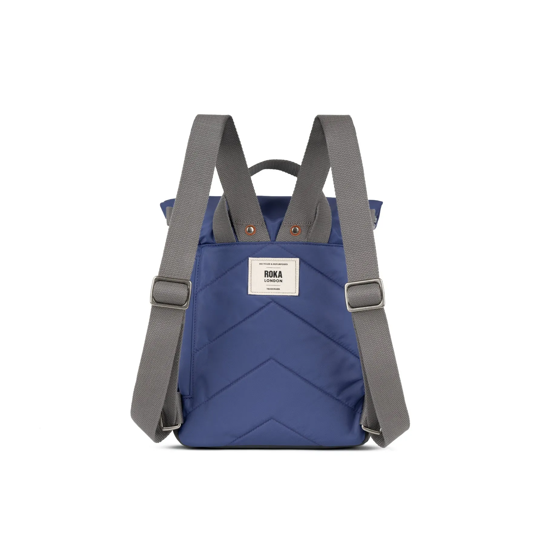 ROKA Canfield B Indigo Small Recycled Nylon Bag sold by The Foot Factory product image thumbnail 3