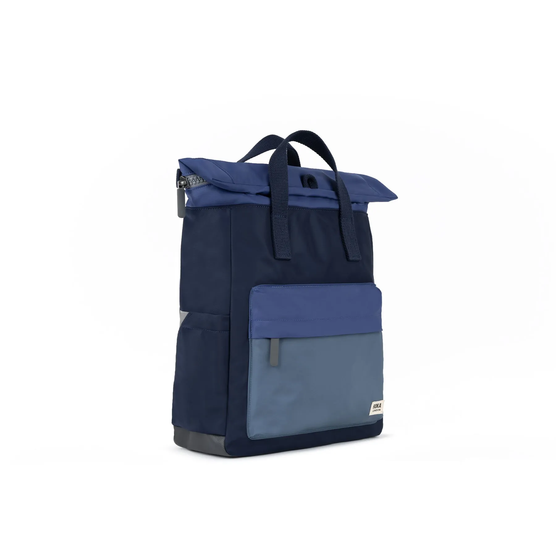 ROKA Canfield B Indigo Tonal Medium Recycled Nylon Bag sold by The Foot Factory product image thumbnail 2