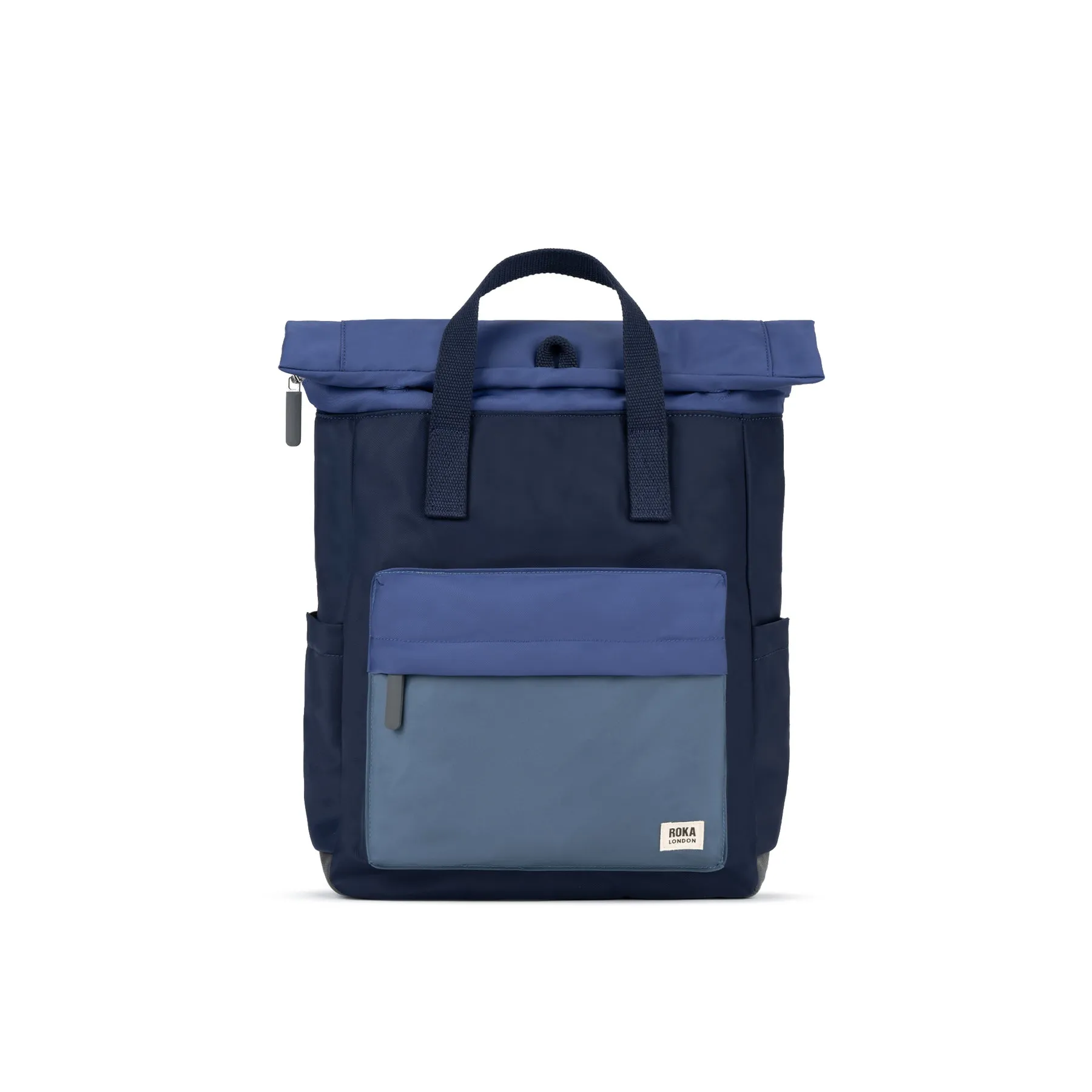 ROKA Canfield B Indigo Tonal Medium Recycled Nylon Bag sold by The Foot Factory