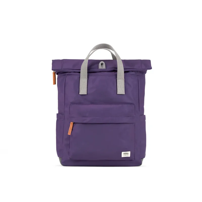 ROKA Canfield B Majestic Purple Medium Recycled Nylon Bag sold by The Foot Factory