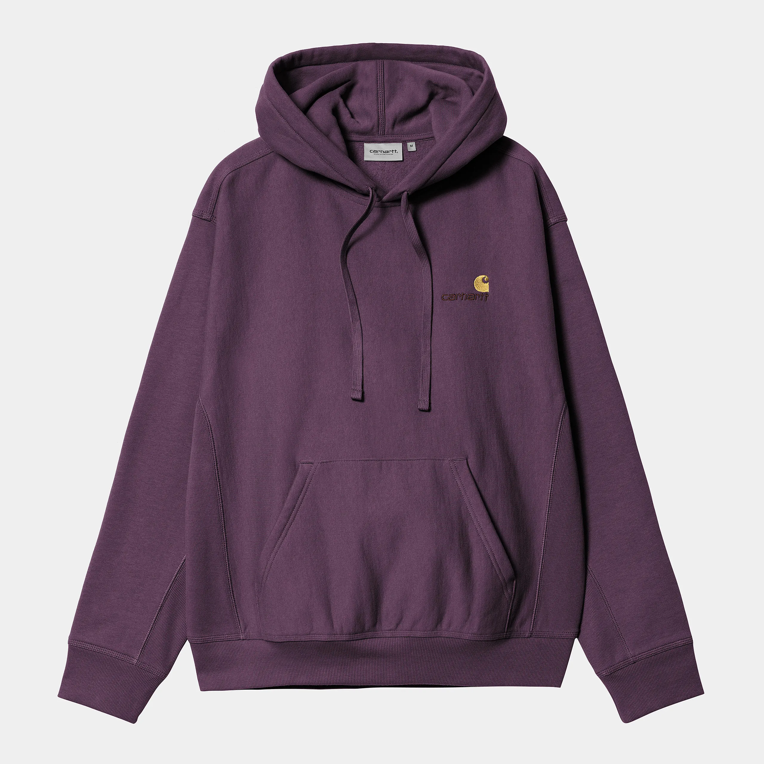 Carhartt WIP Mens American Script Hoodie - Huckleberry sold by The Foot Factory
