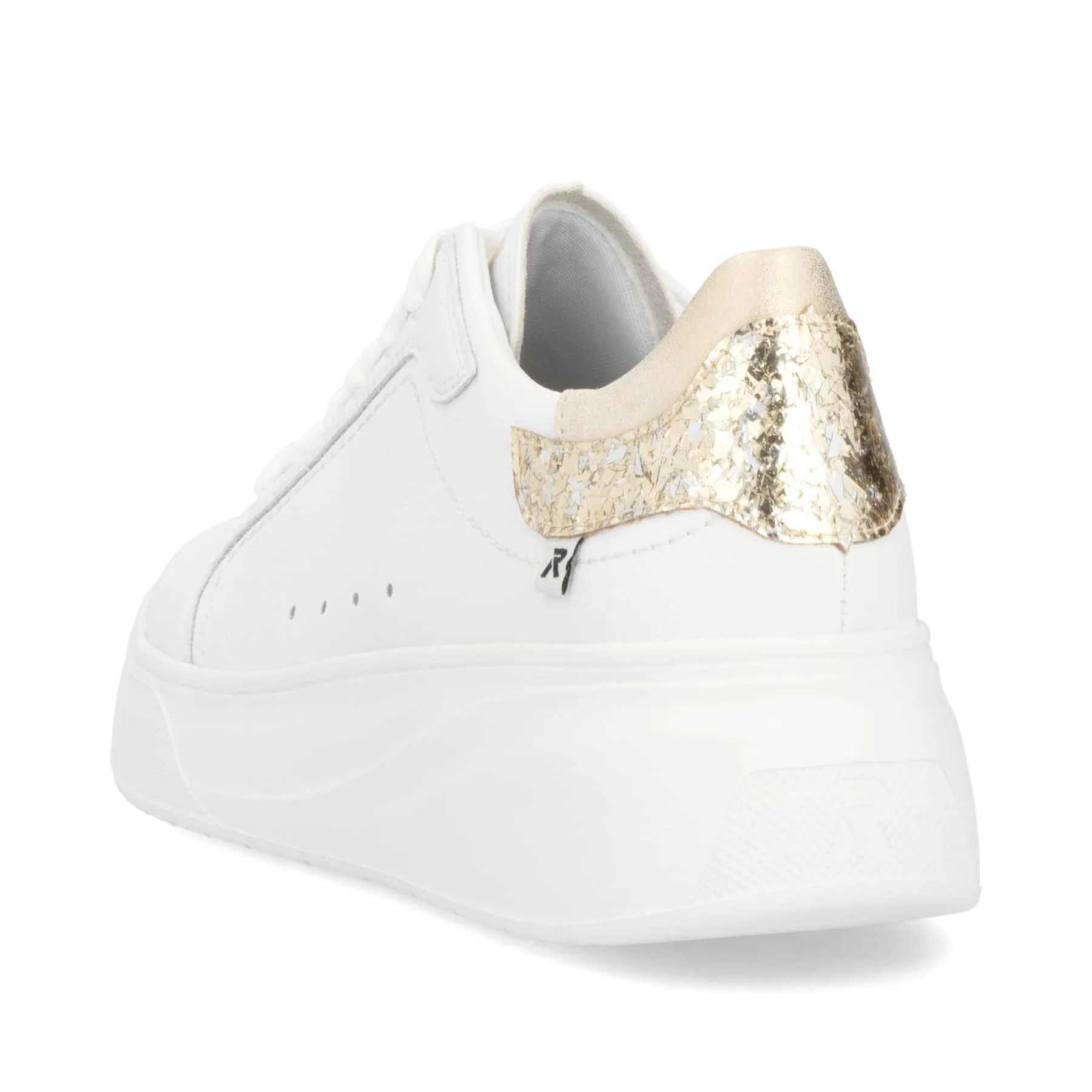 Rieker Womens Fashion Leather Trainers - White sold by The Foot Factory product image thumbnail 4