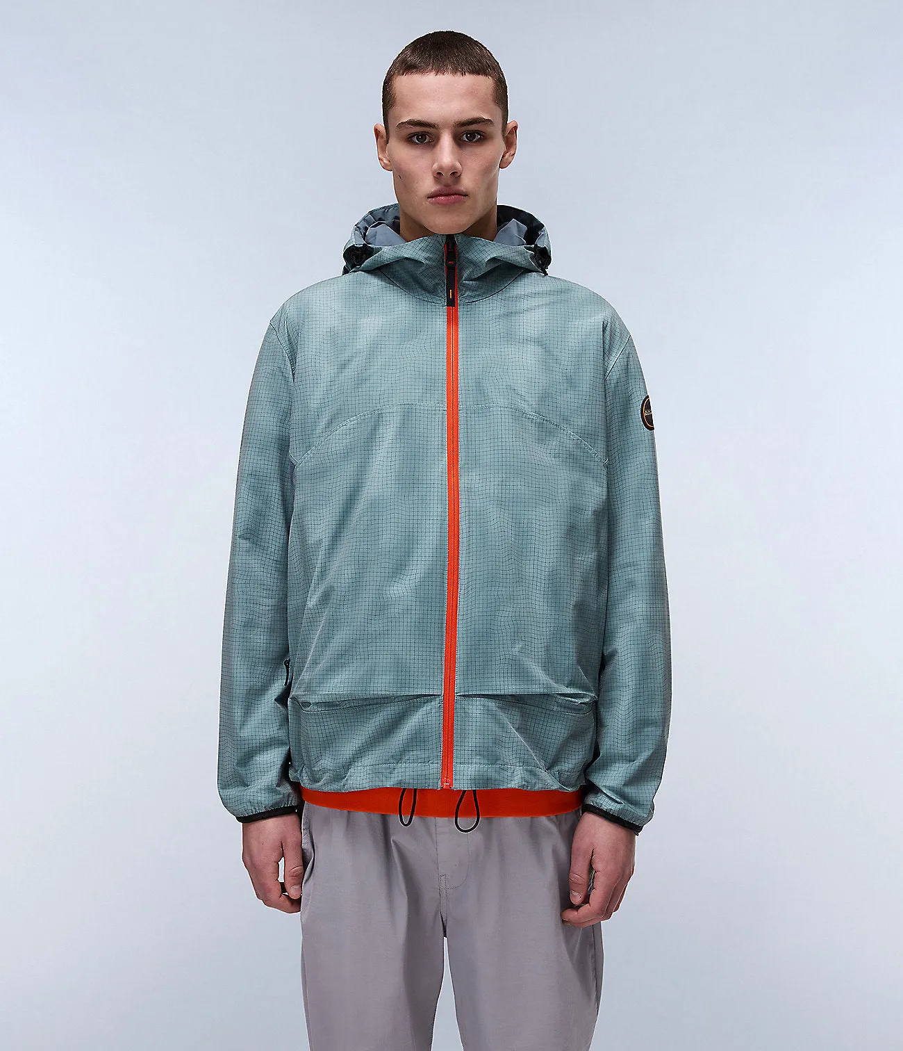 Napapijri Mens Tartuca Print Short Jacket - Green sold by The Foot Factory product image thumbnail 5