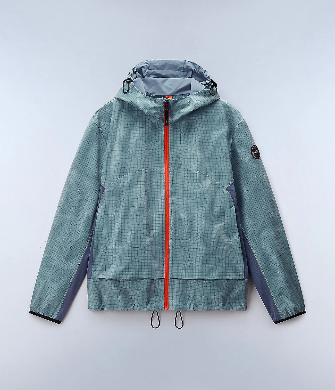 Napapijri Mens Tartuca Print Short Jacket - Green sold by The Foot Factory