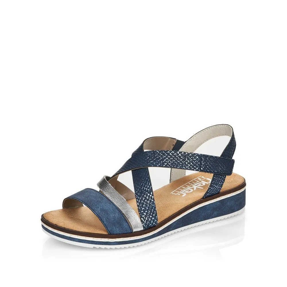 Rieker Womens Fashion Sandal - Navy sold by The Foot Factory product image thumbnail 2