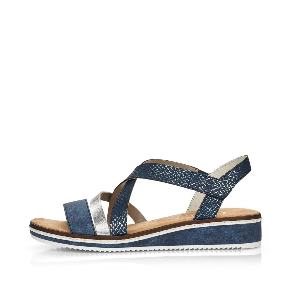 Rieker Womens Fashion Sandal - Navy sold by The Foot Factory product image thumbnail 5