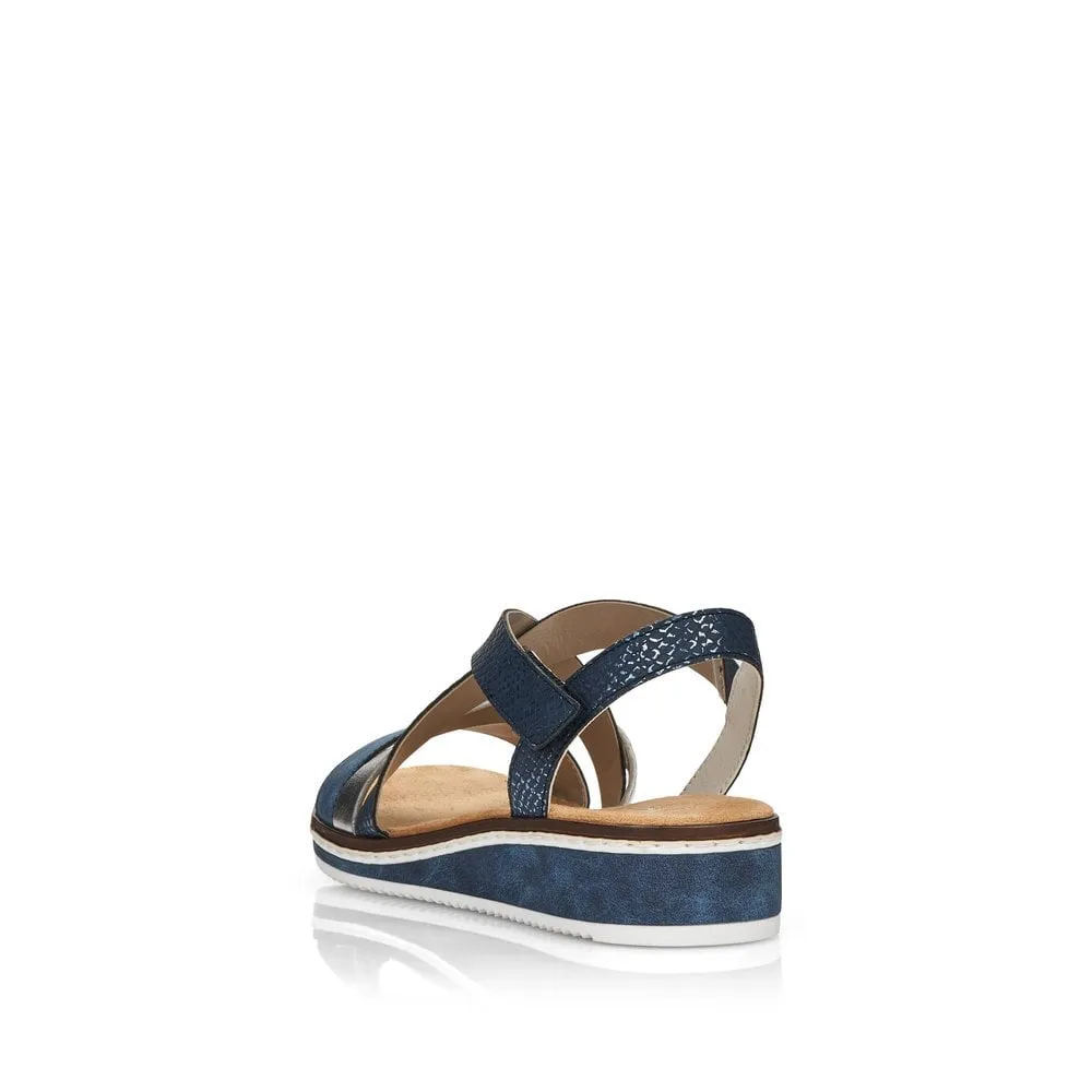 Rieker Womens Fashion Sandal - Navy sold by The Foot Factory product image thumbnail 3