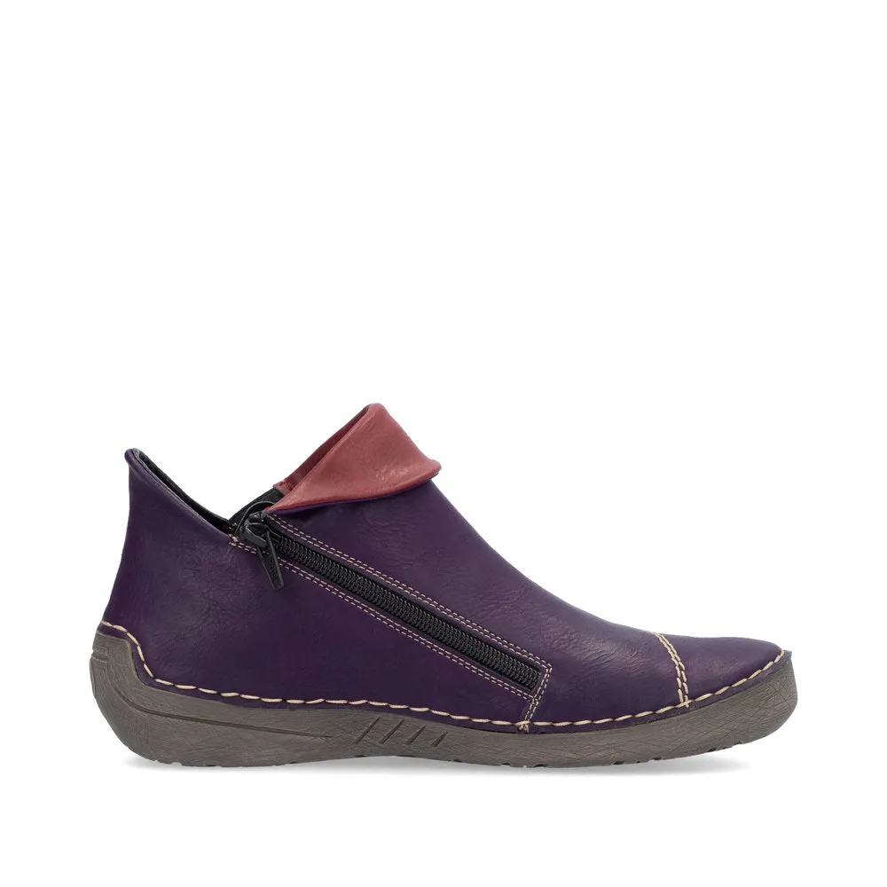 Rieker Womens Fashion Shoe - Purple sold by The Foot Factory product image thumbnail 3
