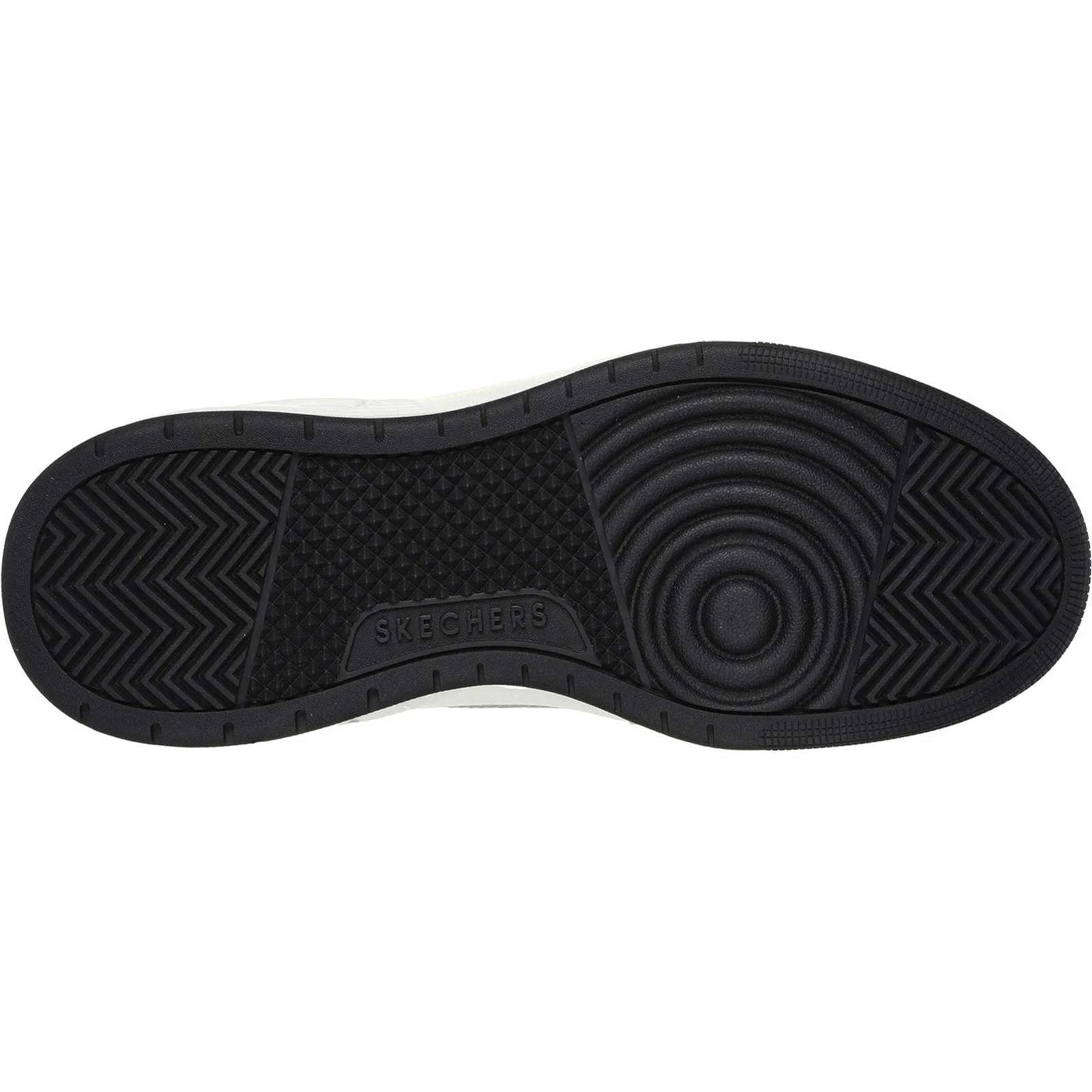 Skechers Mens Uno Court Low-Post Trainers - White sold by The Foot Factory product image thumbnail 3