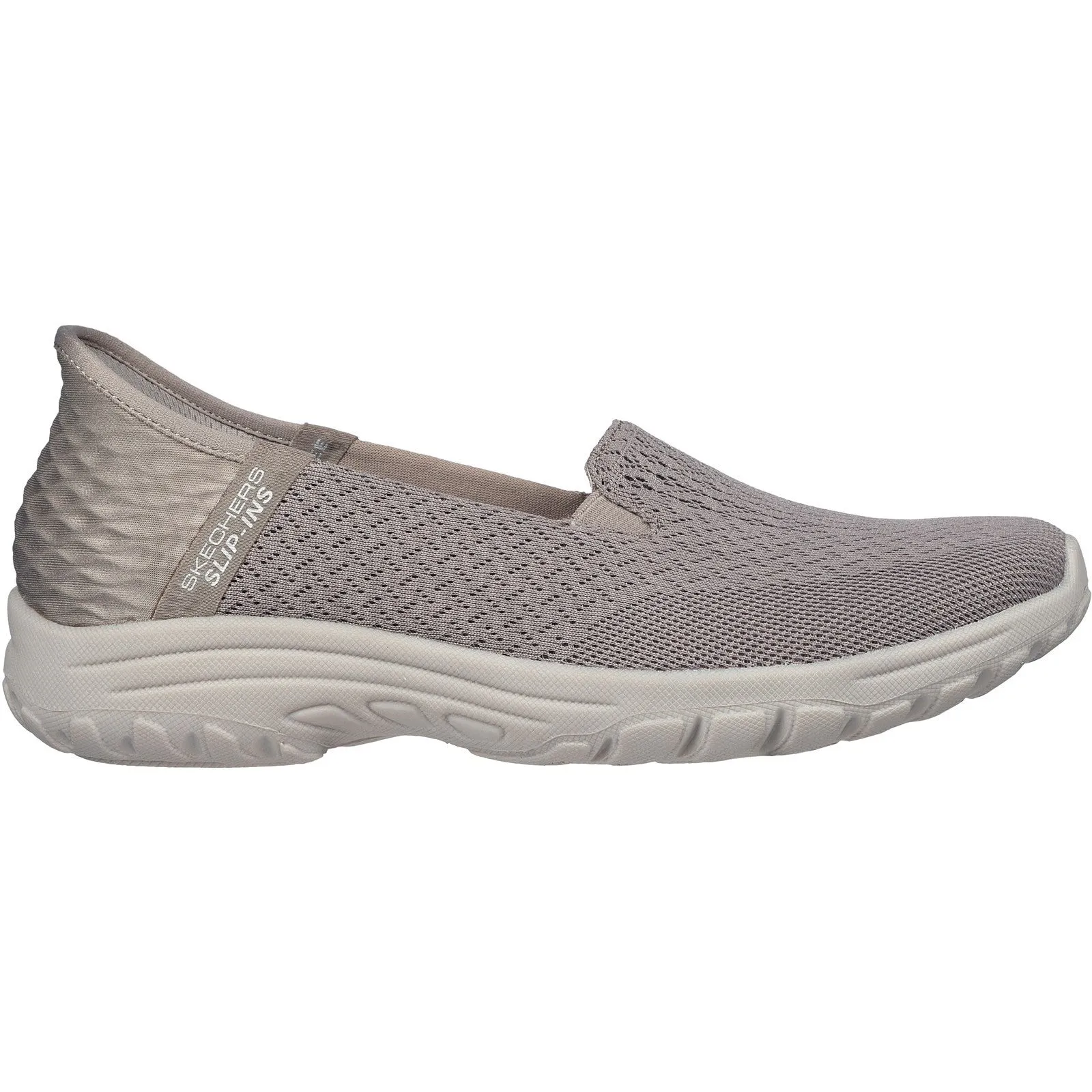 Skechers Womens Reggae Fest 2.0 Guiding Trainers - Taupe sold by The Foot Factory