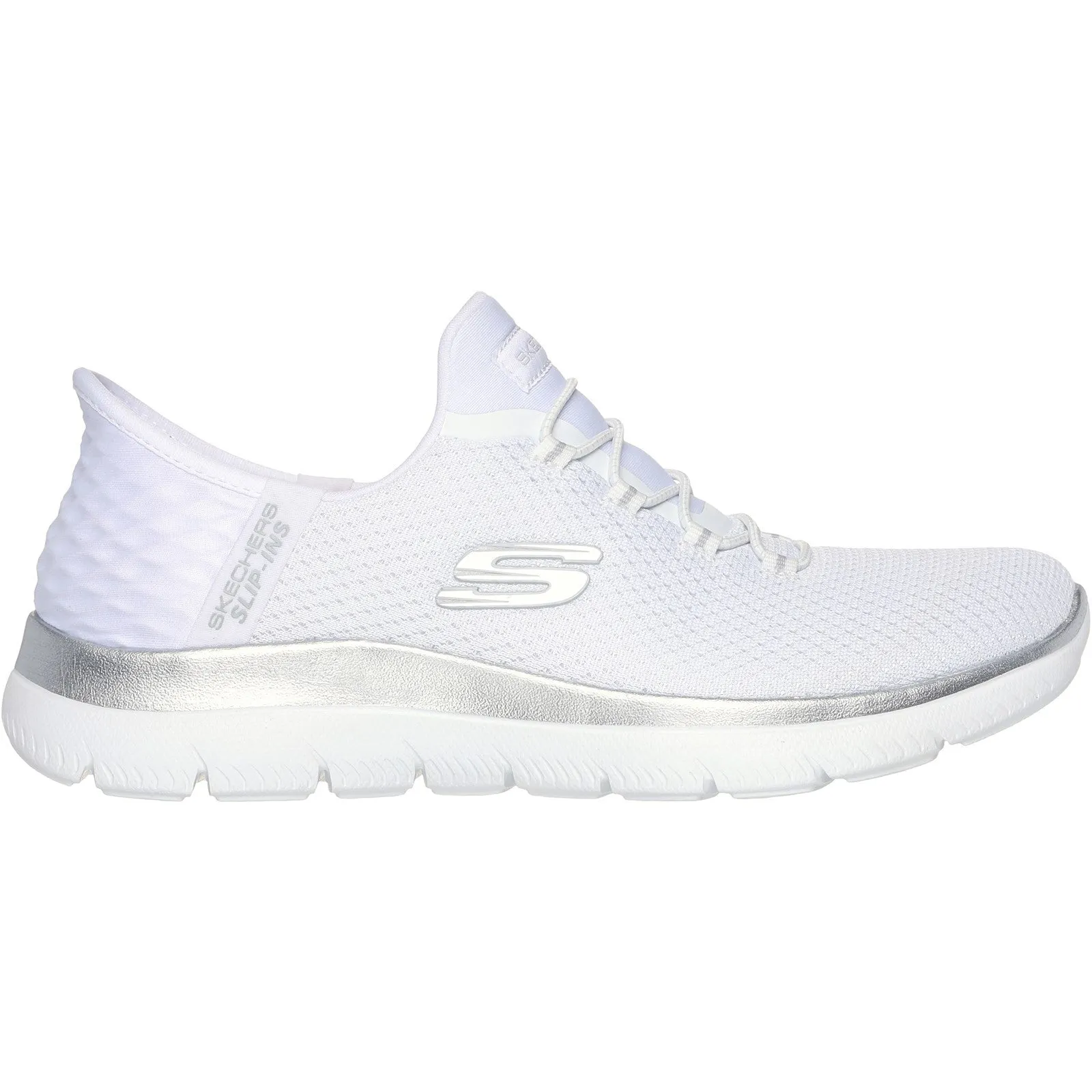Skechers Womens Summits Diamond Dream Trainers - White sold by The Foot Factory