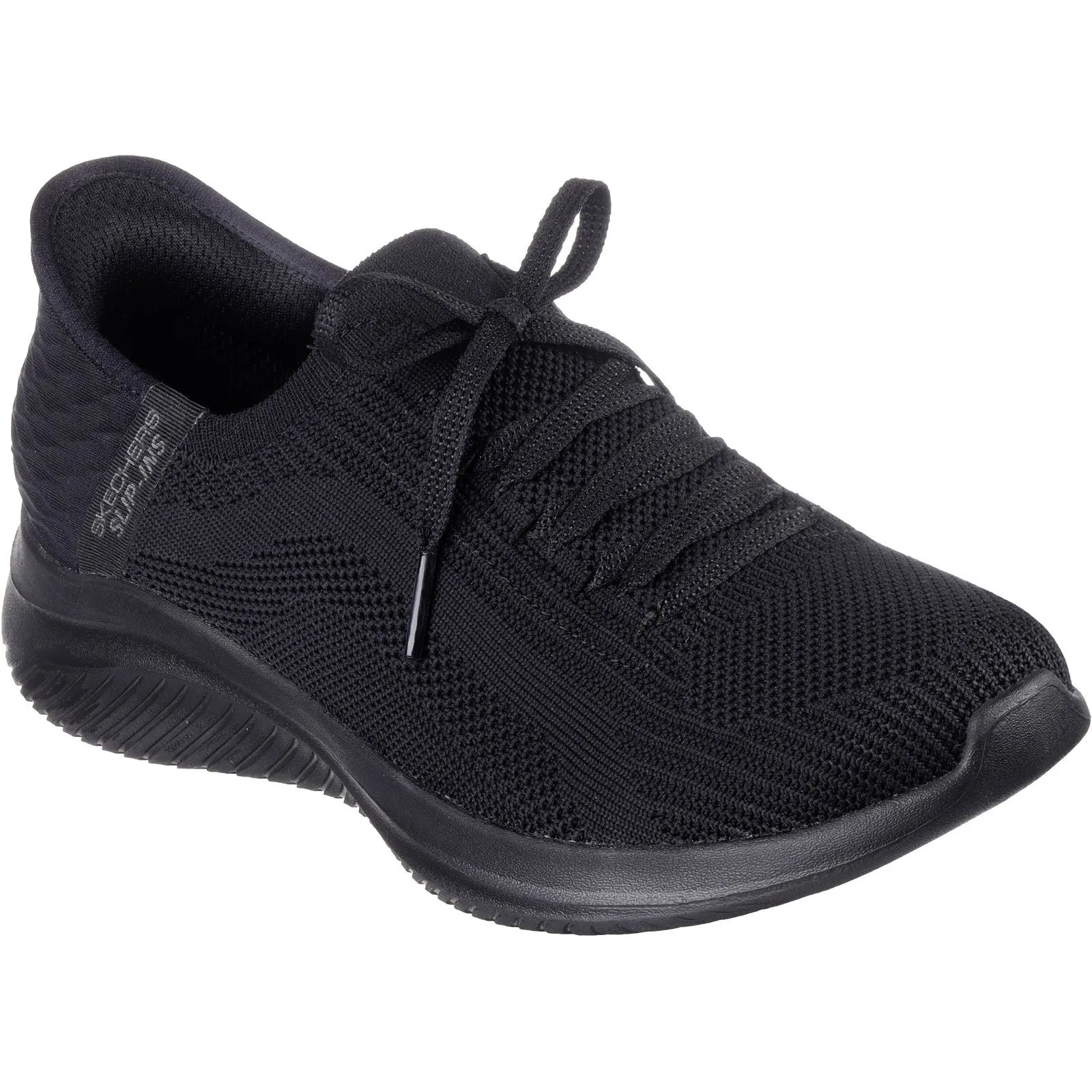 Skechers Womens Ultra Flex 3.0 Brilliant Trainers - Black sold by The Foot Factory product image thumbnail 2