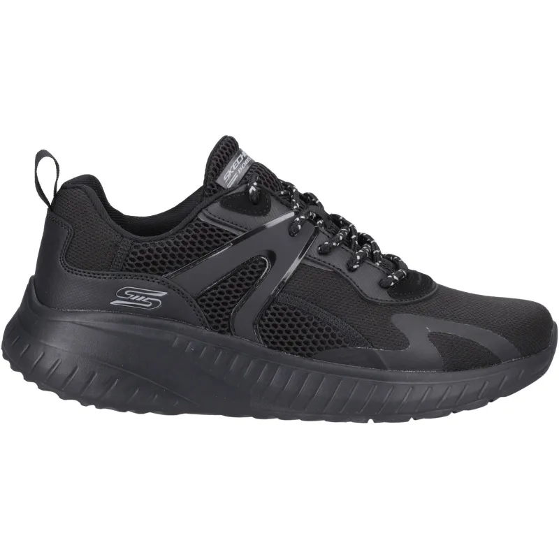 Skechers Mens Bobs Squad Chaos Elevated Drift Trainers - Black sold by The Foot Factory