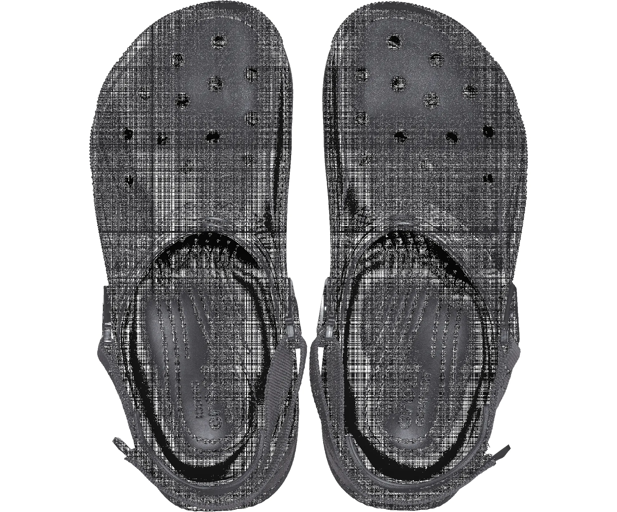 Crocs Unisex Classic Hiker Xscape Clog - Black sold by The Foot Factory product image thumbnail 3