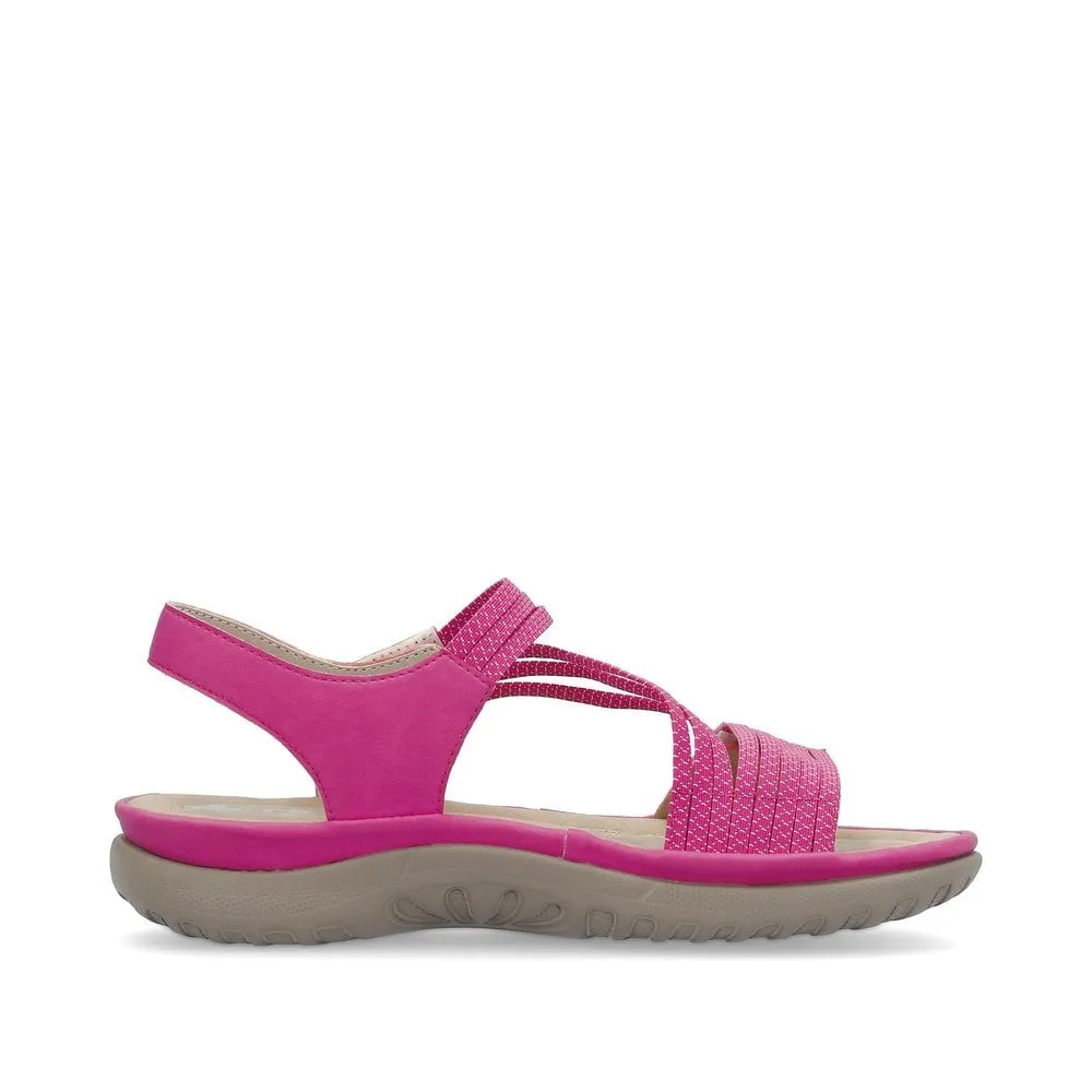 Rieker Womens Fashion Sandal - Pink sold by The Foot Factory product image thumbnail 5