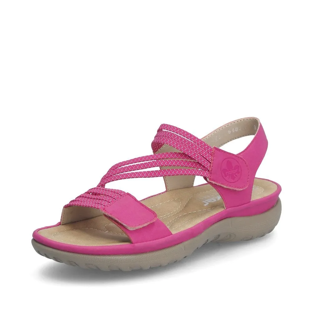 Rieker Womens Fashion Sandal - Pink sold by The Foot Factory product image thumbnail 2