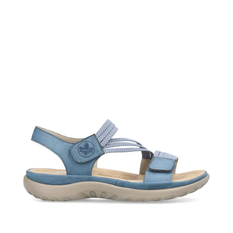 Rieker Womens Fashion Sandal - Blue sold by The Foot Factory