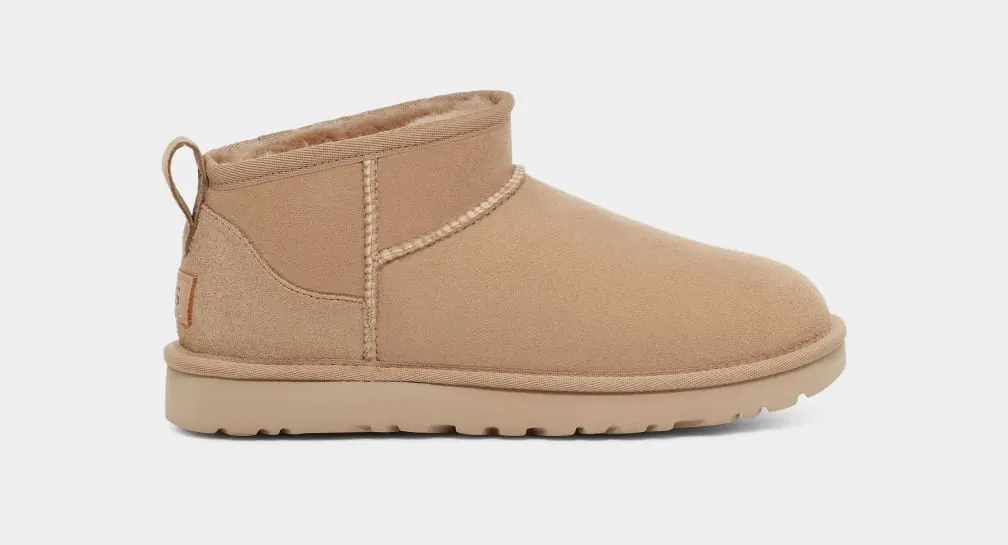 UGG Womens Ultra Mini Boots - Sand sold by The Foot Factory